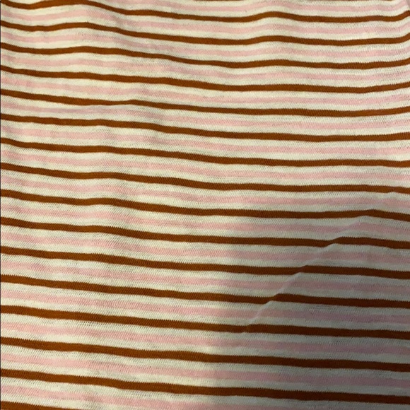 Pink & brown v neck tank - Picture 4 of 7